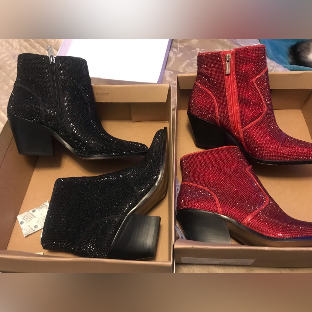 Black and red new Jessica Simpson Boots! Size 7.5